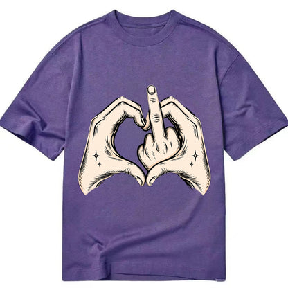 Love You Symbol - Classic T-shirt - Purple