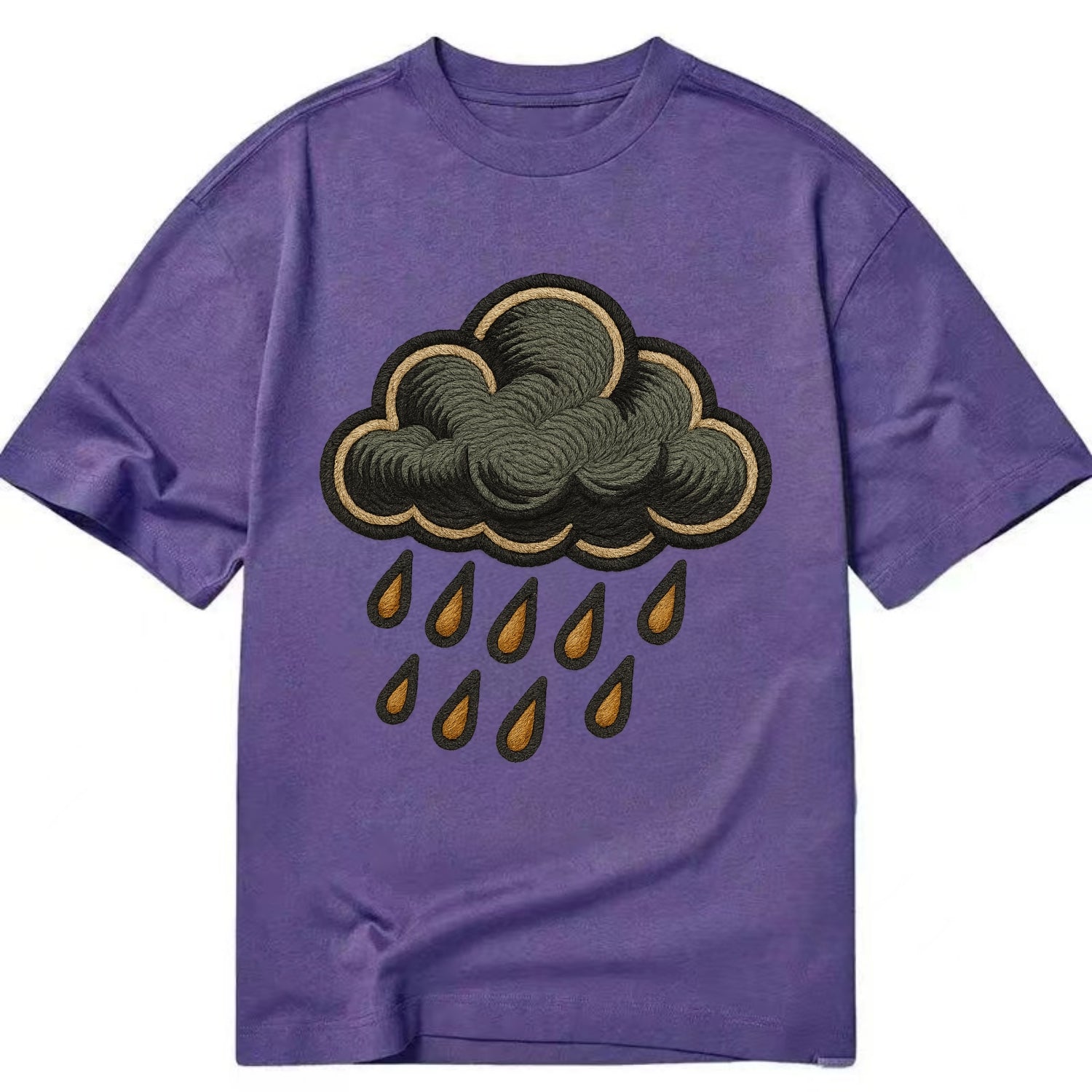 Rain Cloud  - Classic T-shirt - Purple