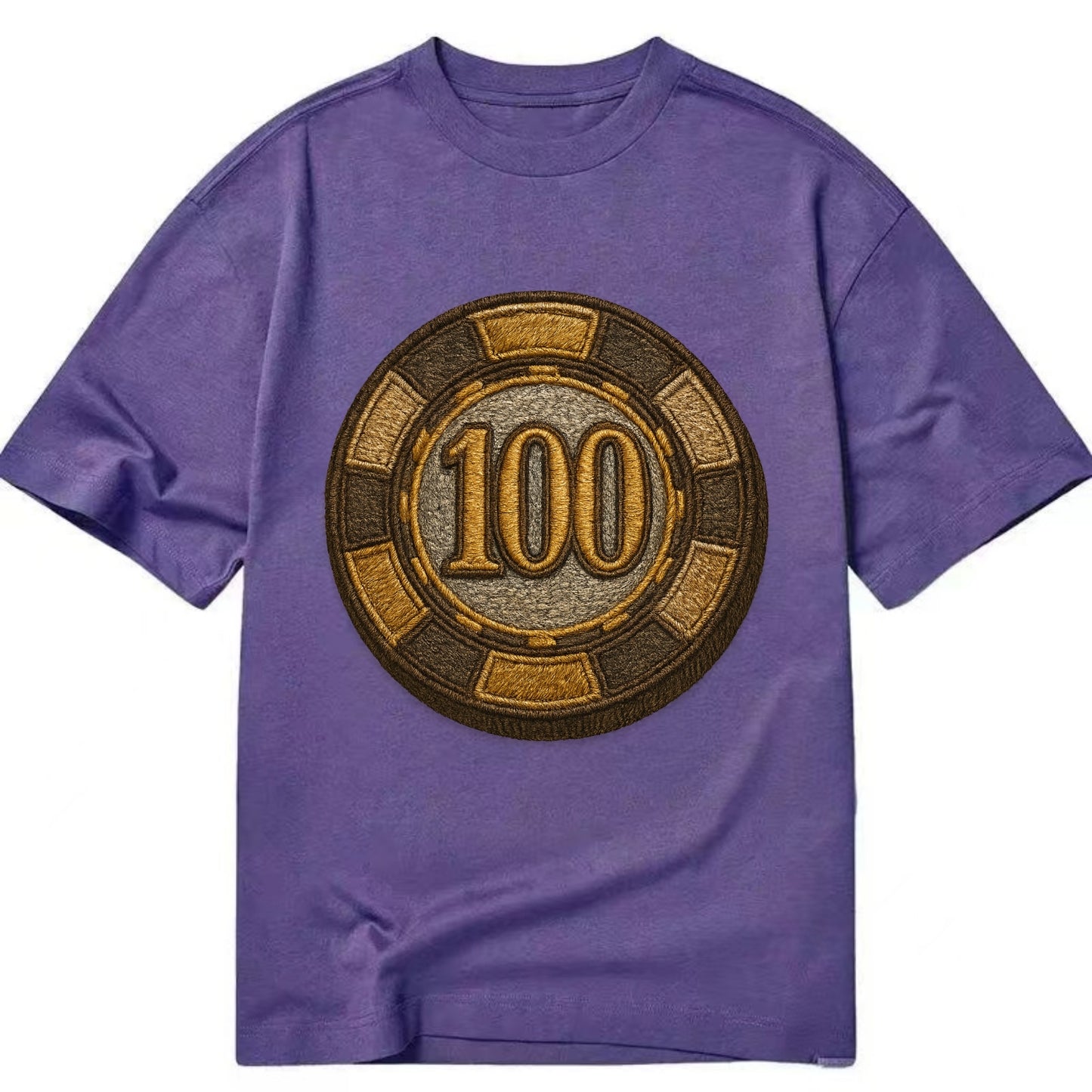 Poker Chip  - Classic T-shirt - Purple