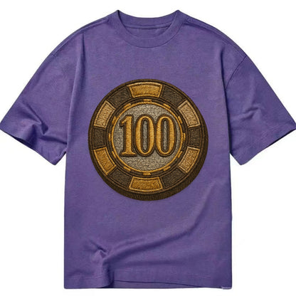 Poker Chip  - Classic T-shirt - Purple