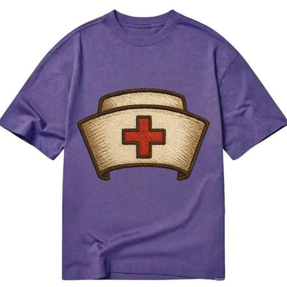 Nurse Cap  - Classic T-shirt - Purple