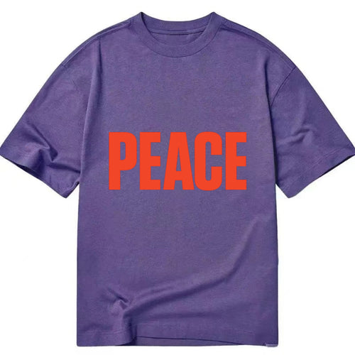 Bold typography design - PEACE - inner calm, tranquility, serenity - Classic T-shirt