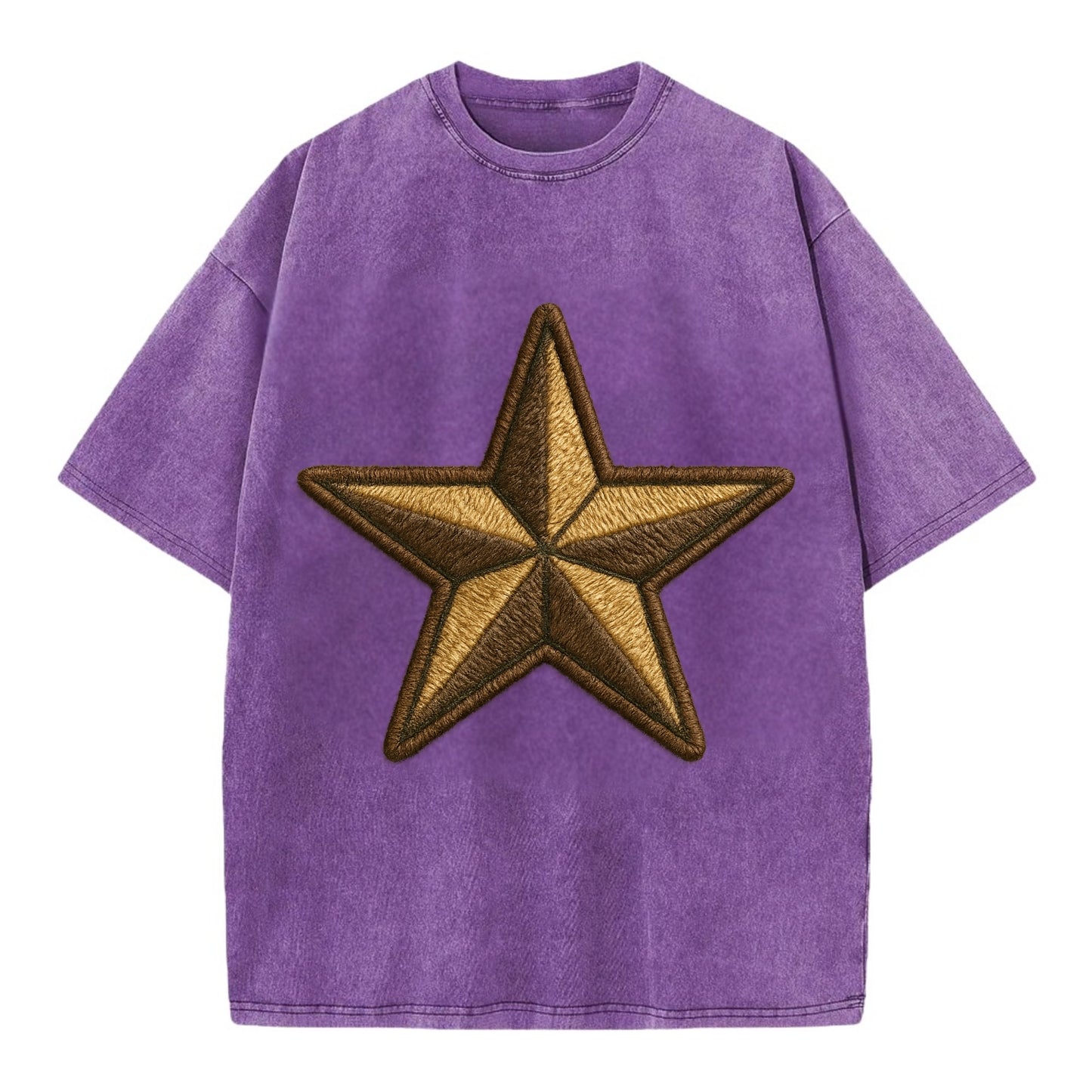 Star  - Vintage T-shirt - Purple