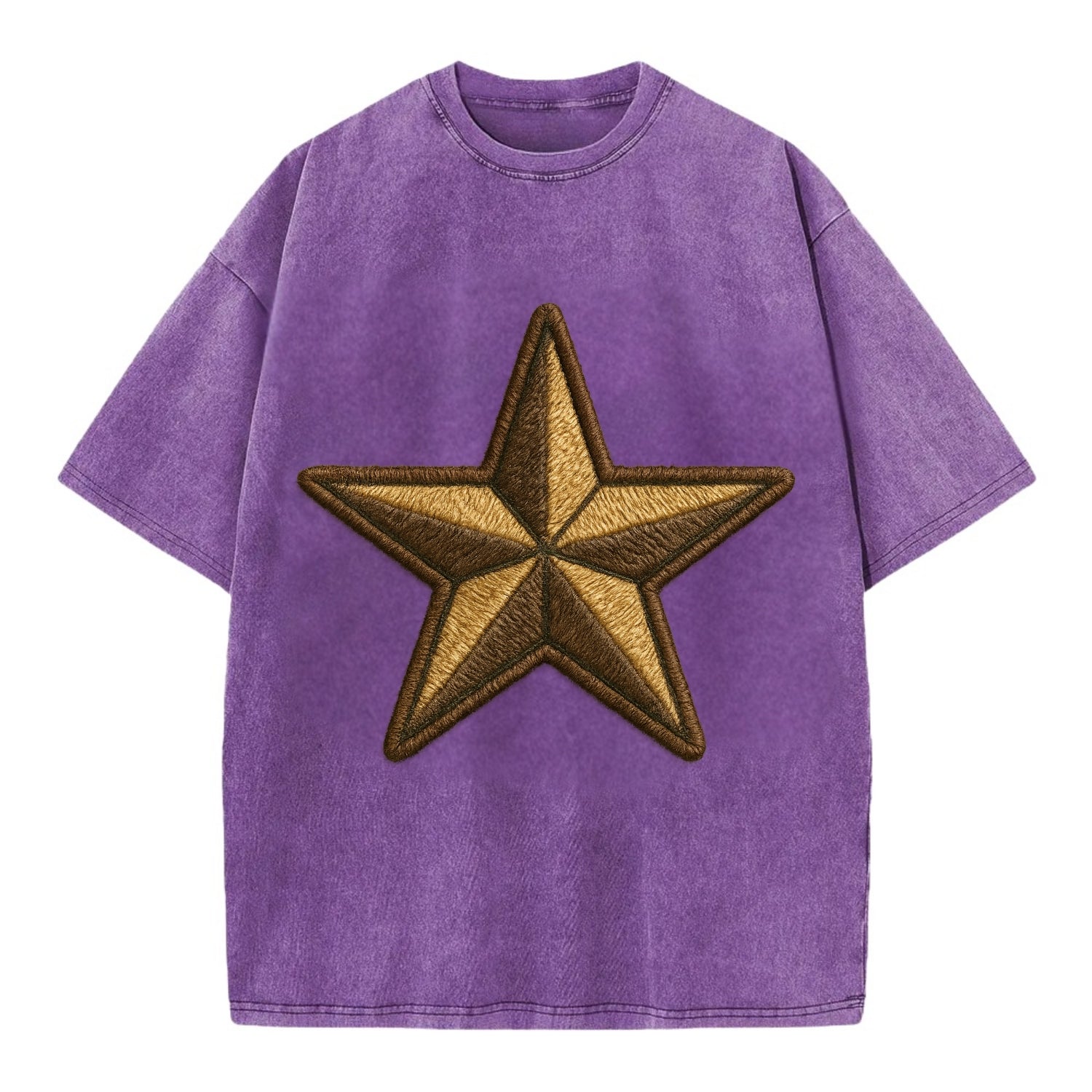 Star  - Vintage T-shirt - Purple
