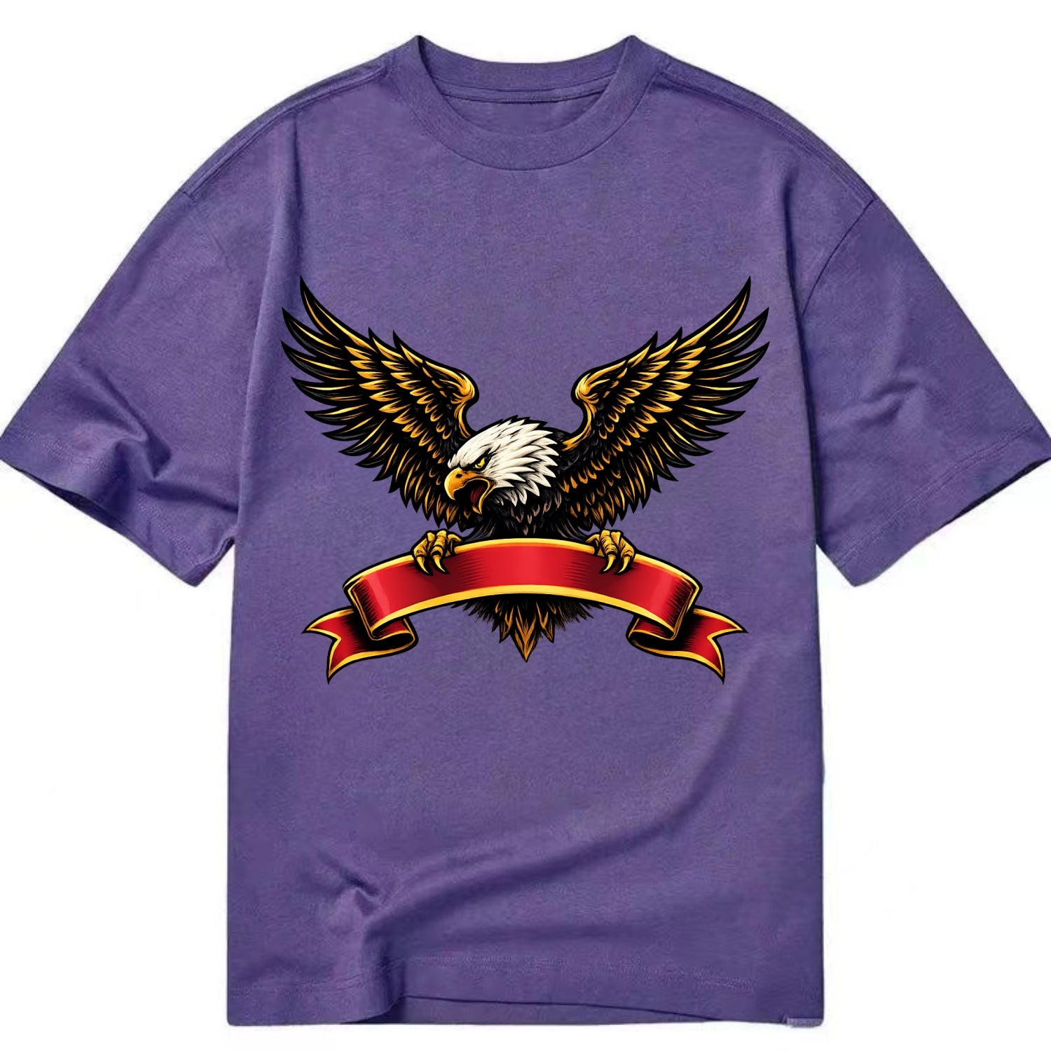 Eagle Banner - Classic T-shirt - Purple