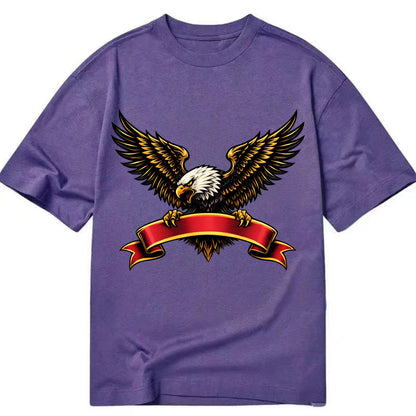 Eagle Banner - Classic T-shirt - Purple