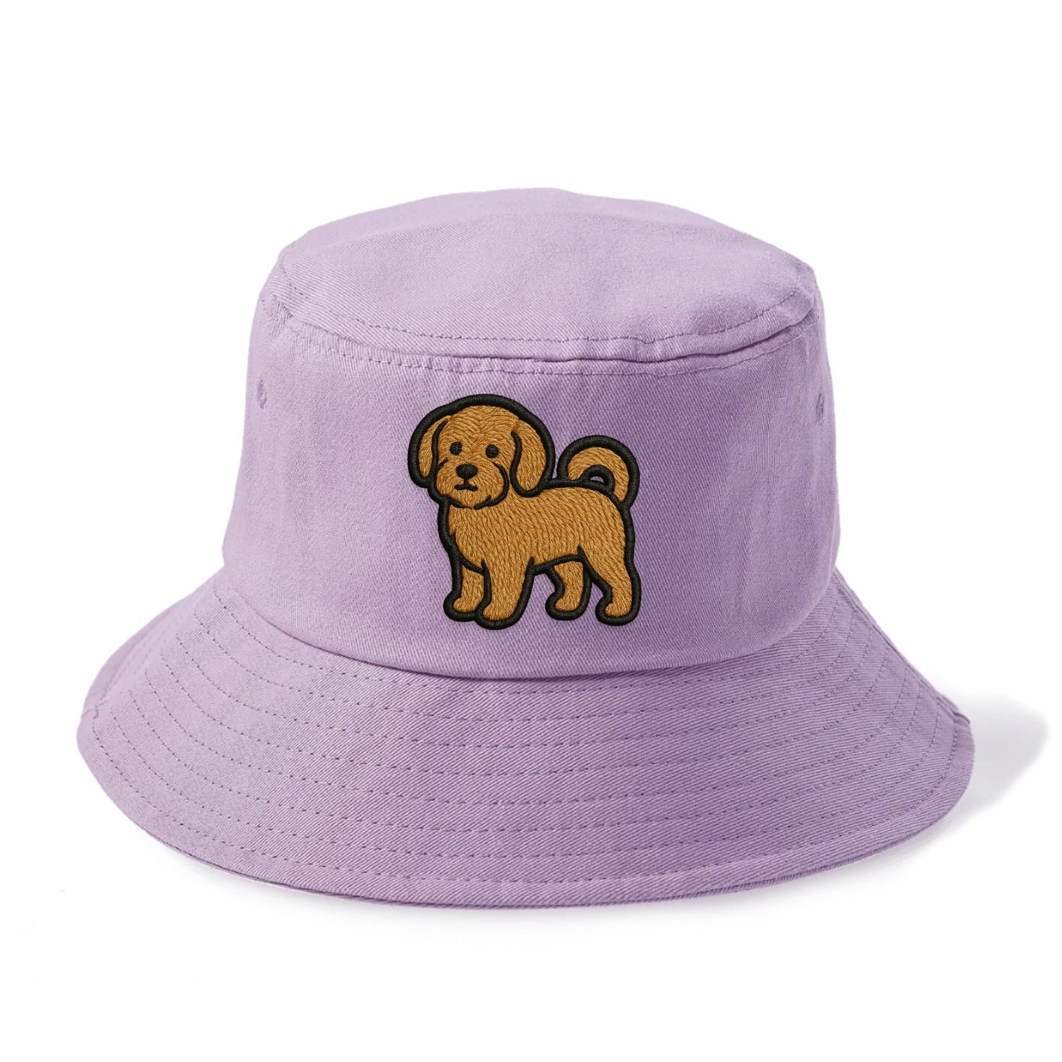 Havanese - Contemporary small dog design - Bucket Hat - Purple