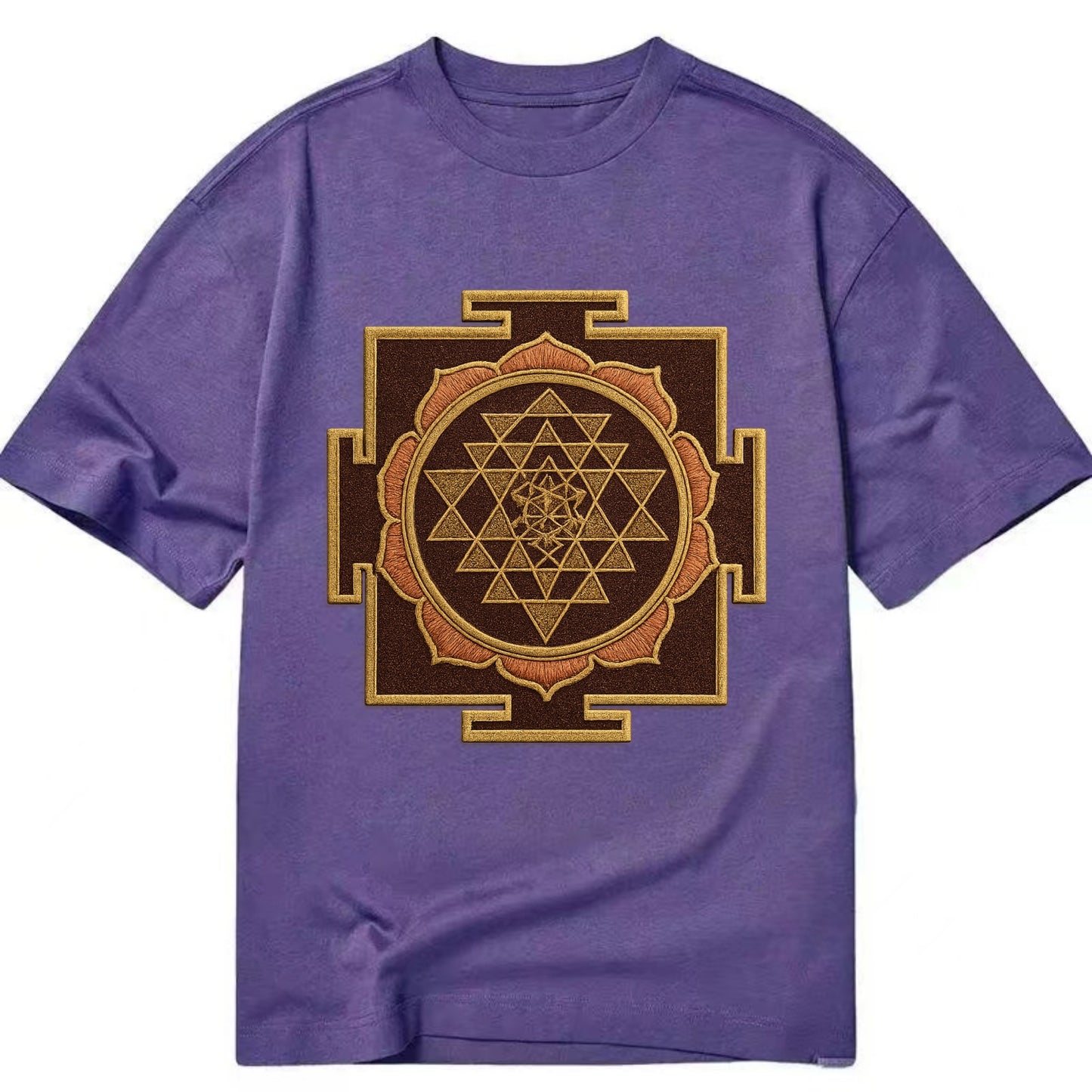 Sri Yantra  - Classic T-shirt - Purple