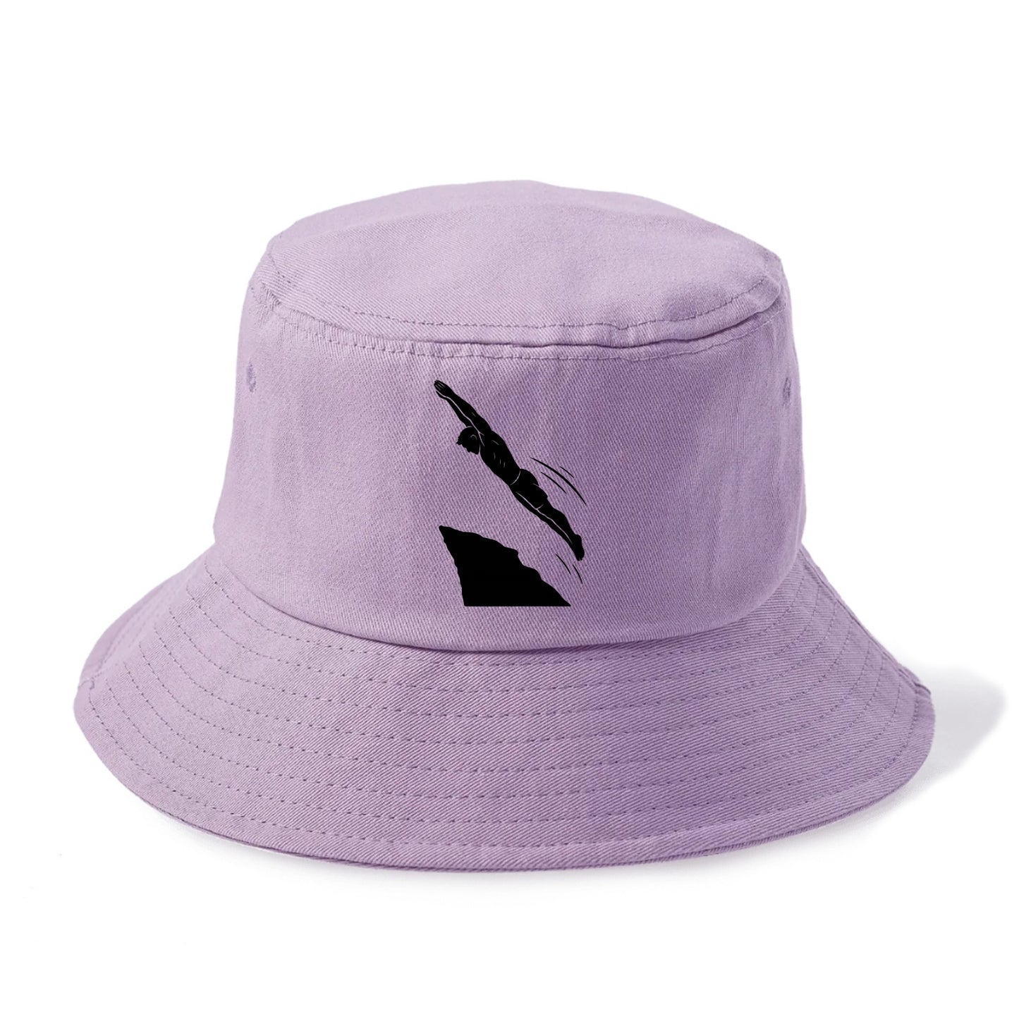 Cliff diver perfect form - Bucket Hat - Purple