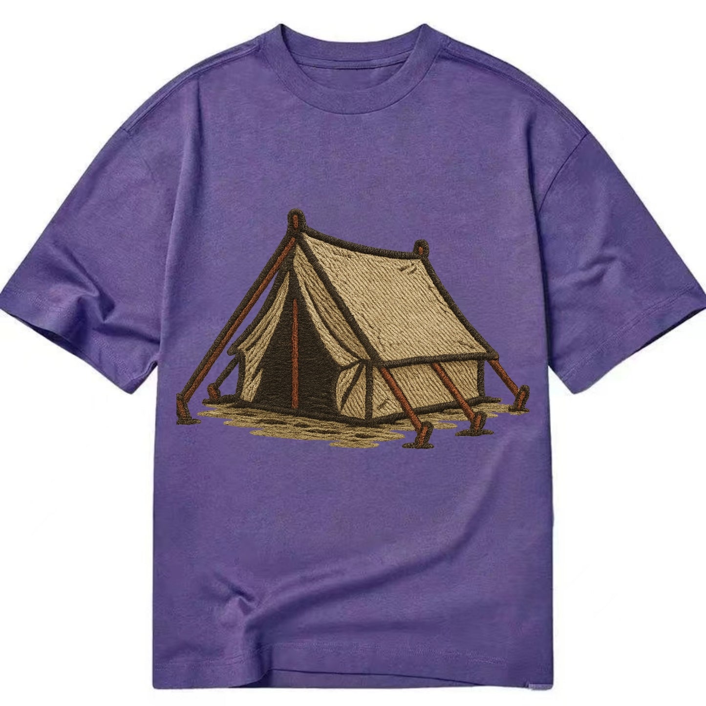 Camping Tent  - Classic T-shirt - Purple