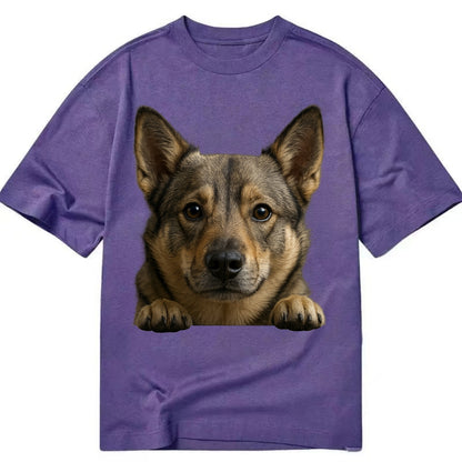 Swedish Vallhund  - Classic T-shirt - Purple