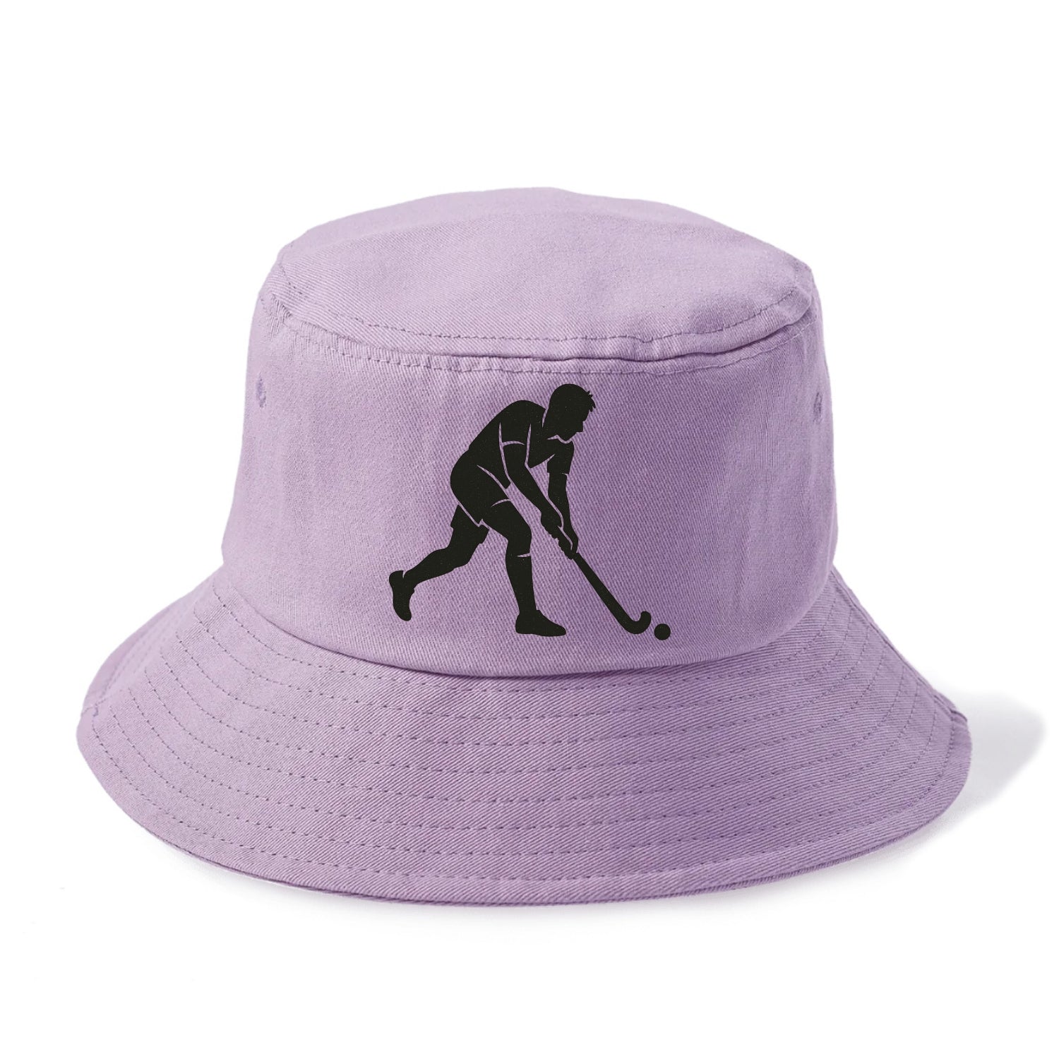 Field hockey player striking the ball - Bucket Hat - Purple