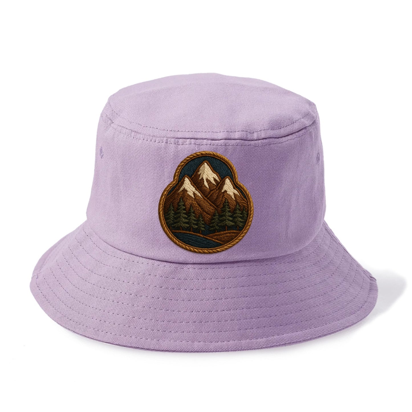 Mountain Range  - Bucket Hat - Purple