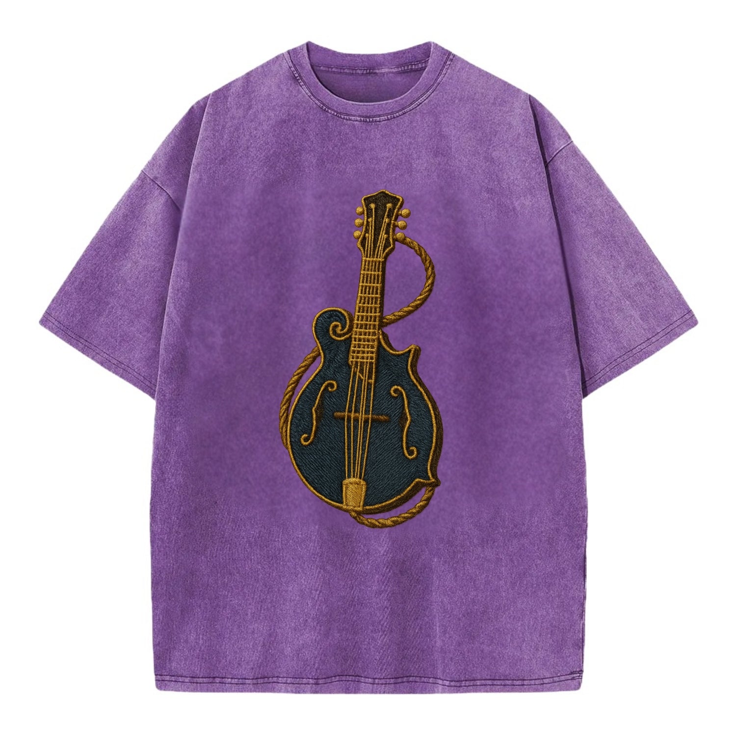 Mandolin  - Vintage T-shirt - Purple