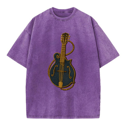 Mandolin  - Vintage T-shirt - Purple