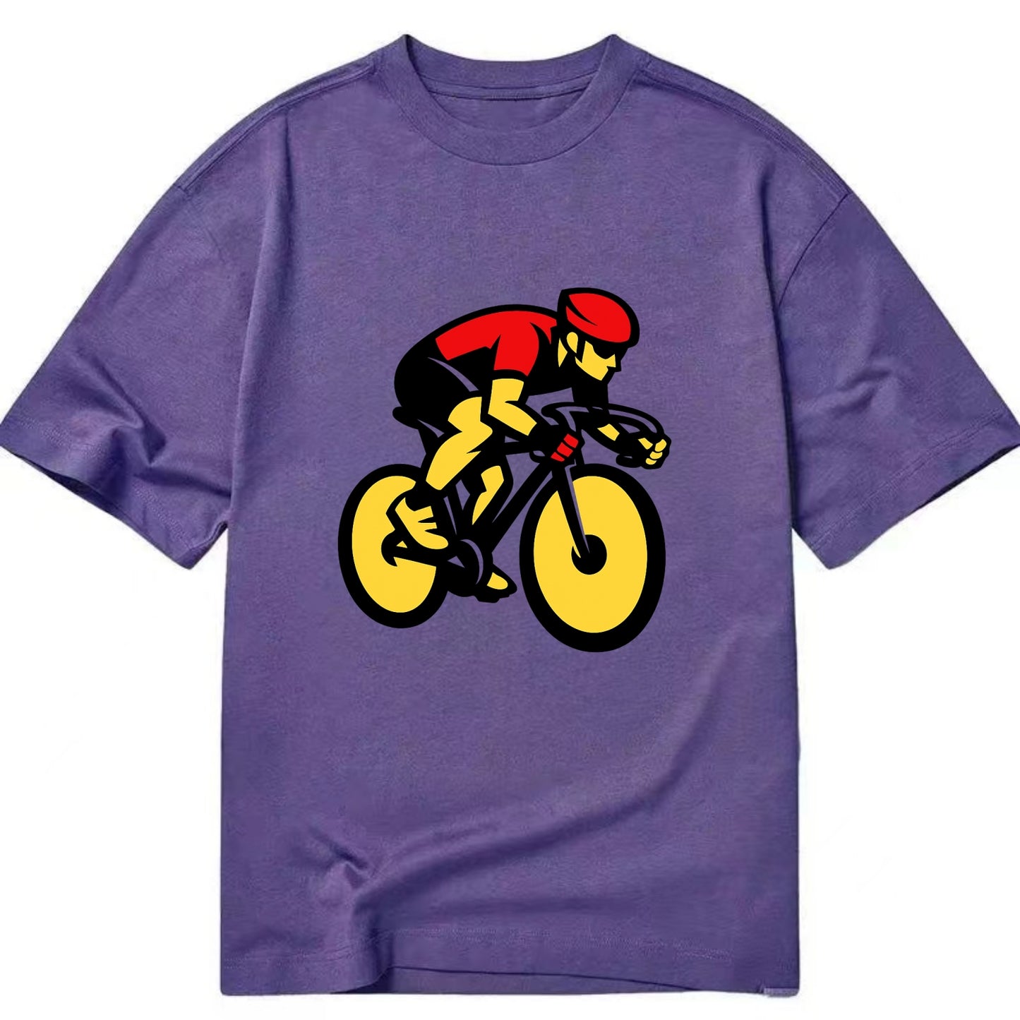 Speed Demon Cyclist - Classic T-shirt - Purple