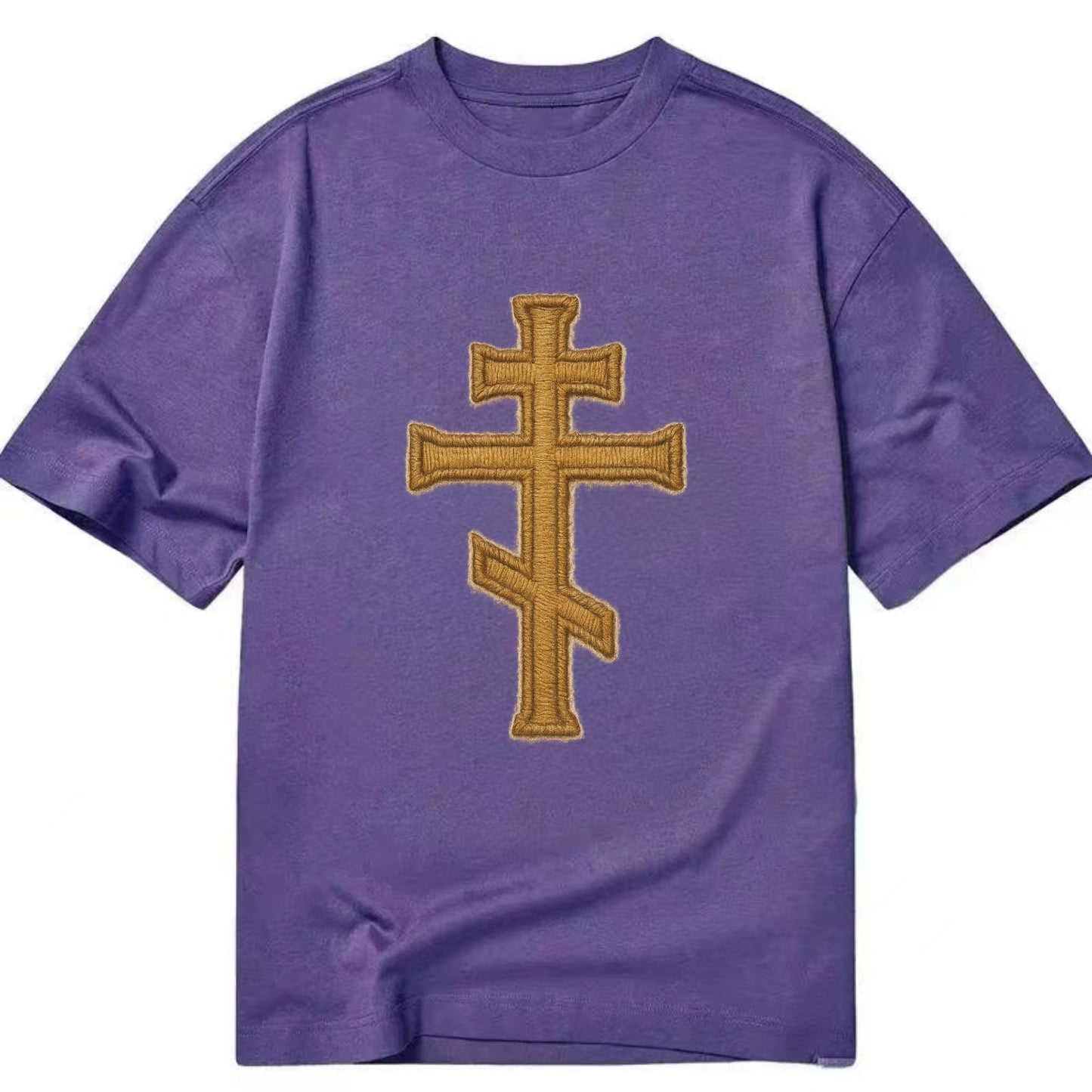 Orthodox Cross  - Classic T-shirt - Purple