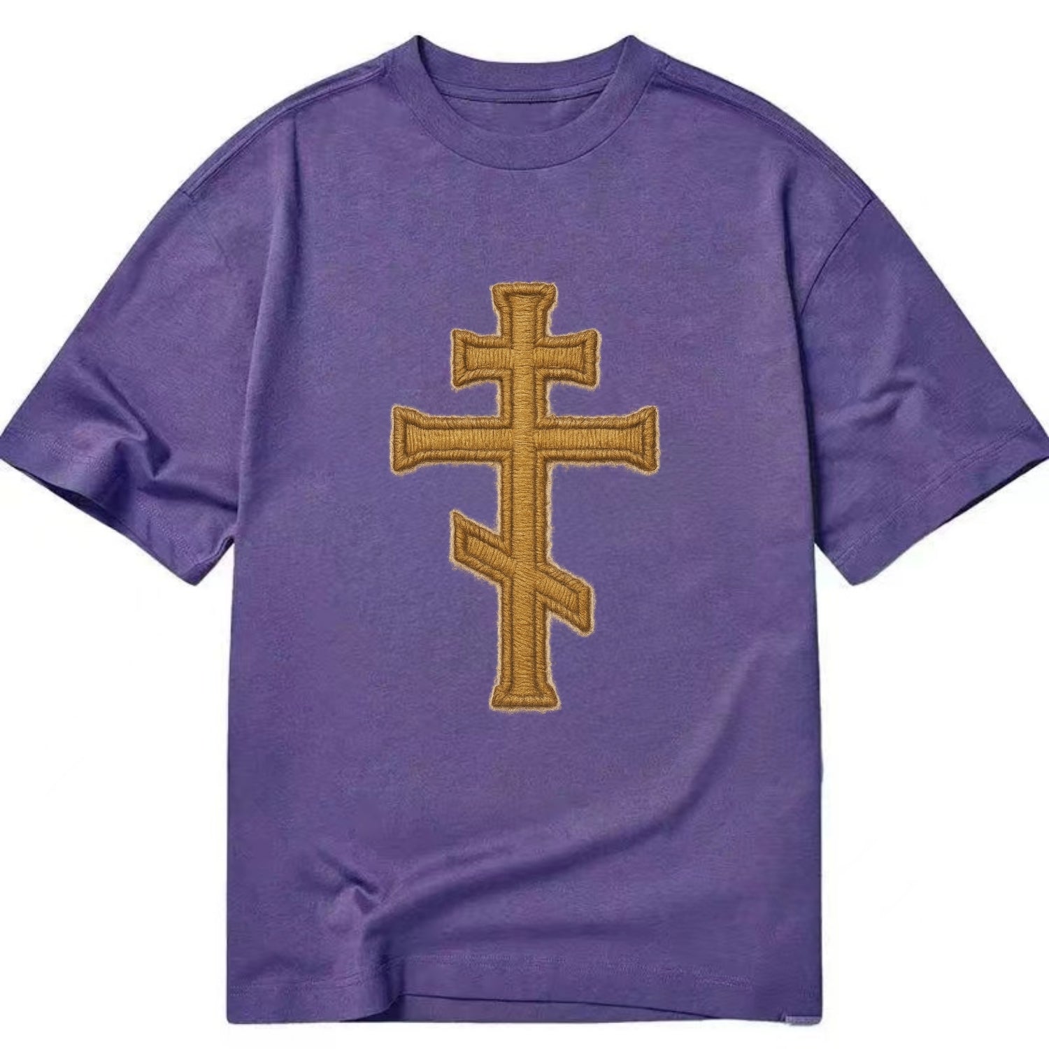 Orthodox Cross  - Classic T-shirt - Purple