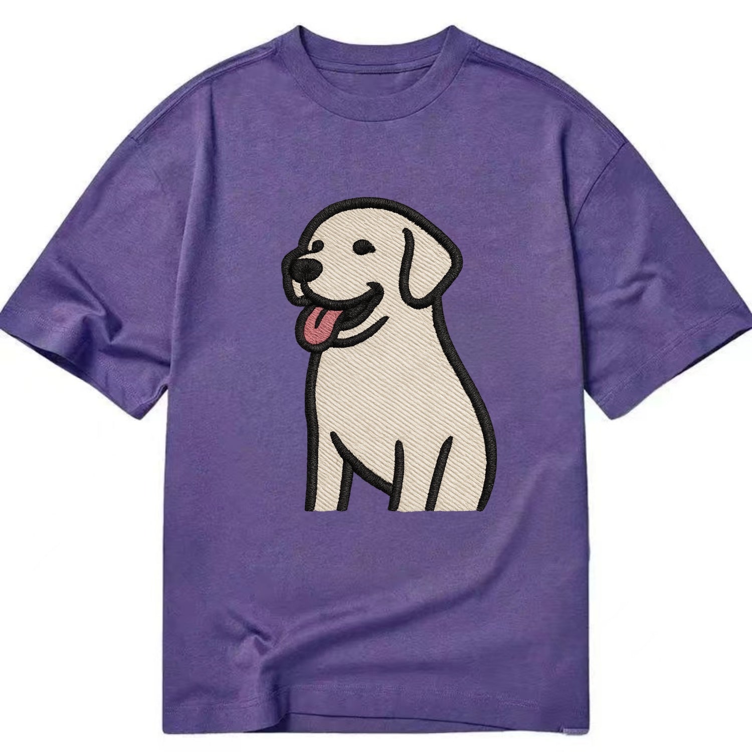 Labrador - Happy panting expression - Cl Classic T-shirt - Purple
