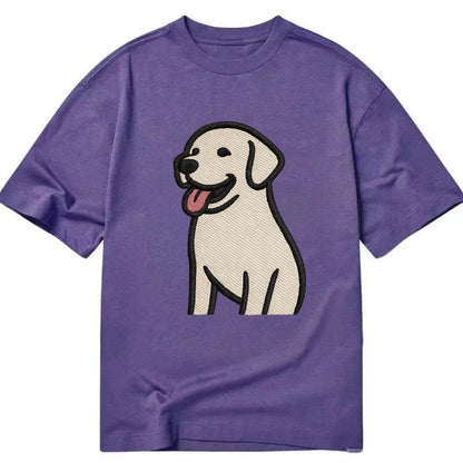 Labrador - Happy panting expression - Cl Classic T-shirt - Purple