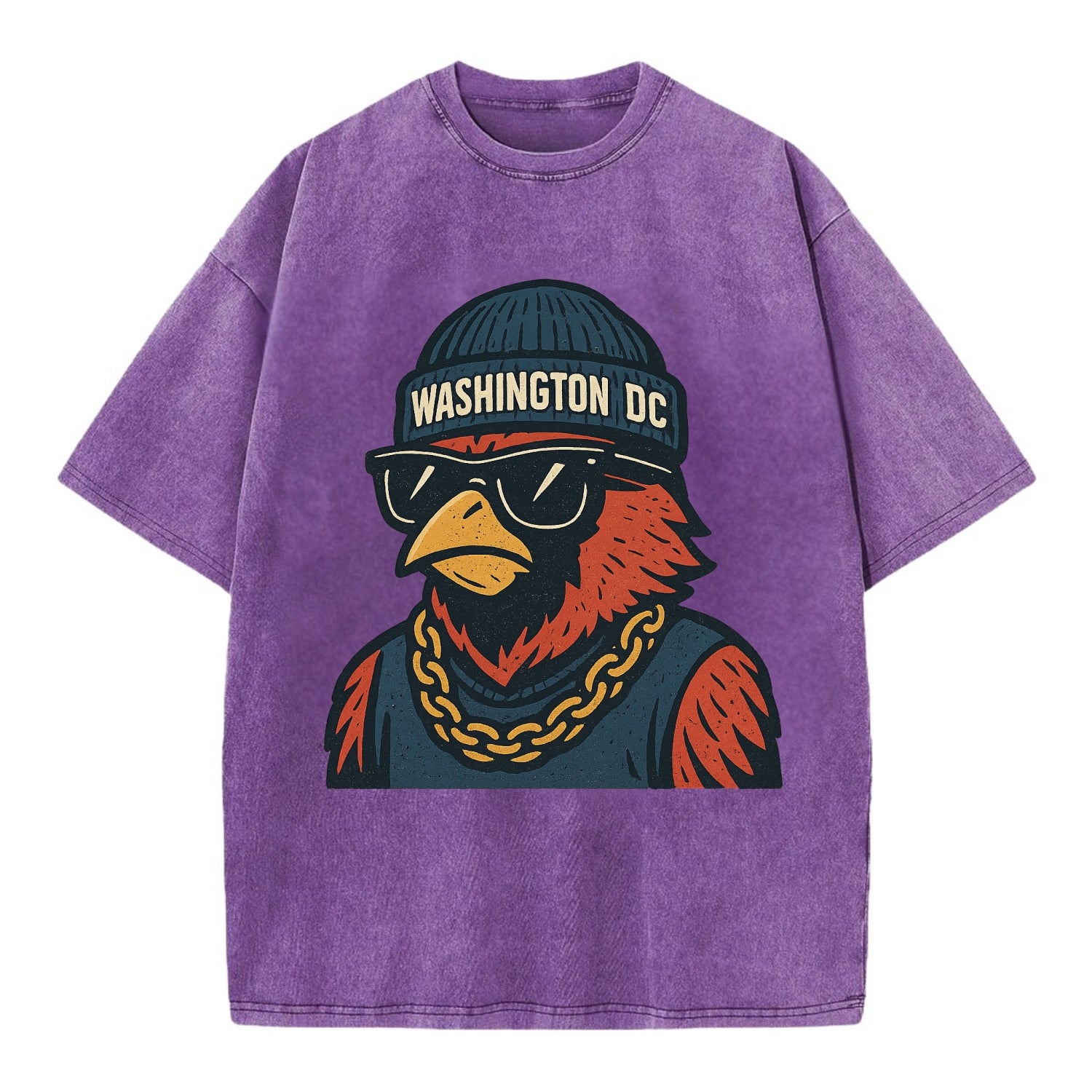 "cardinal" "washington Dc" "dc" "navy" "us East" - Vintage T-shirt - Purple