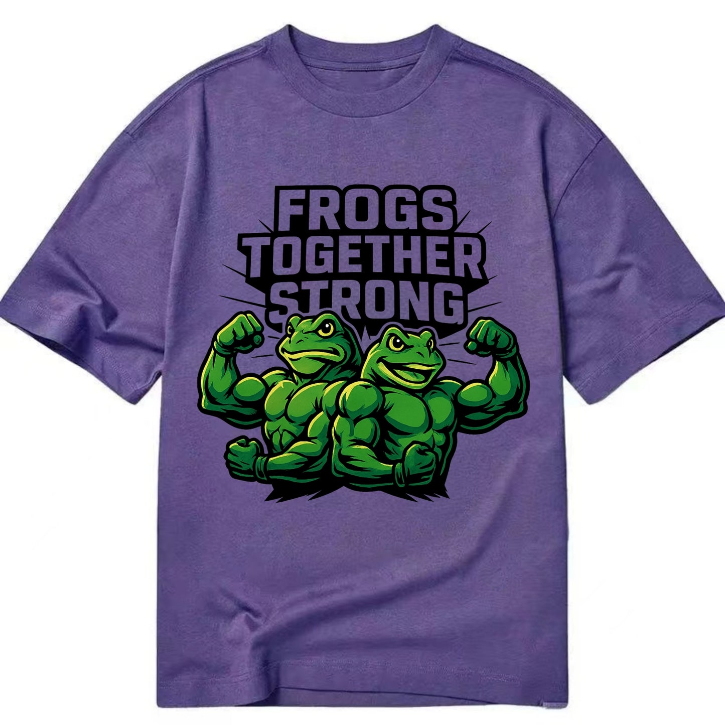 Frogs Together Strong - Classic T-shirt - Purple