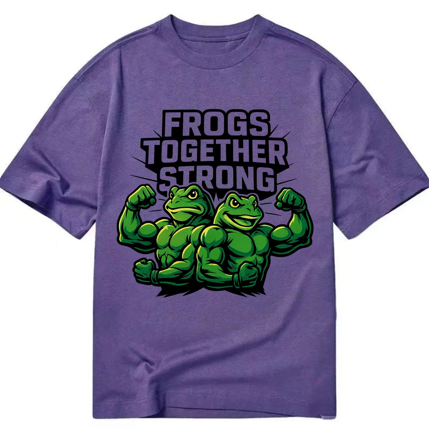Frogs Together Strong - Classic T-shirt - Purple