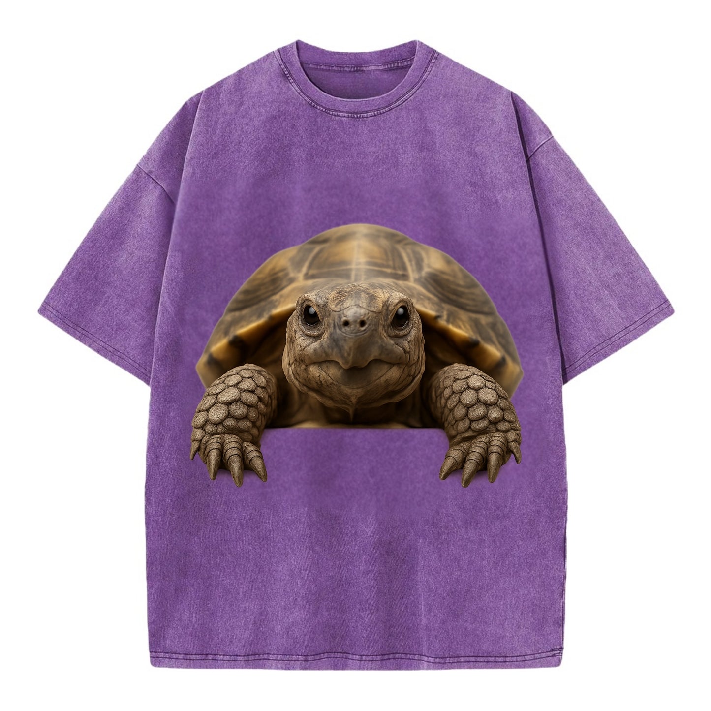 Tortoise  - Vintage T-shirt - Purple