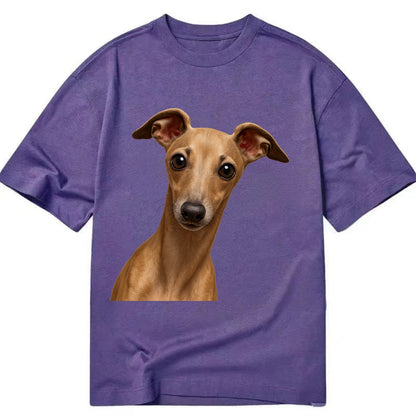 Italian Greyhound  - Classic T-shirt - Purple