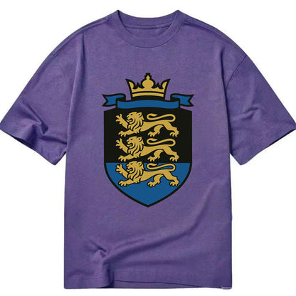 Estonia Royal Logo  - Classic T-shirt - Purple