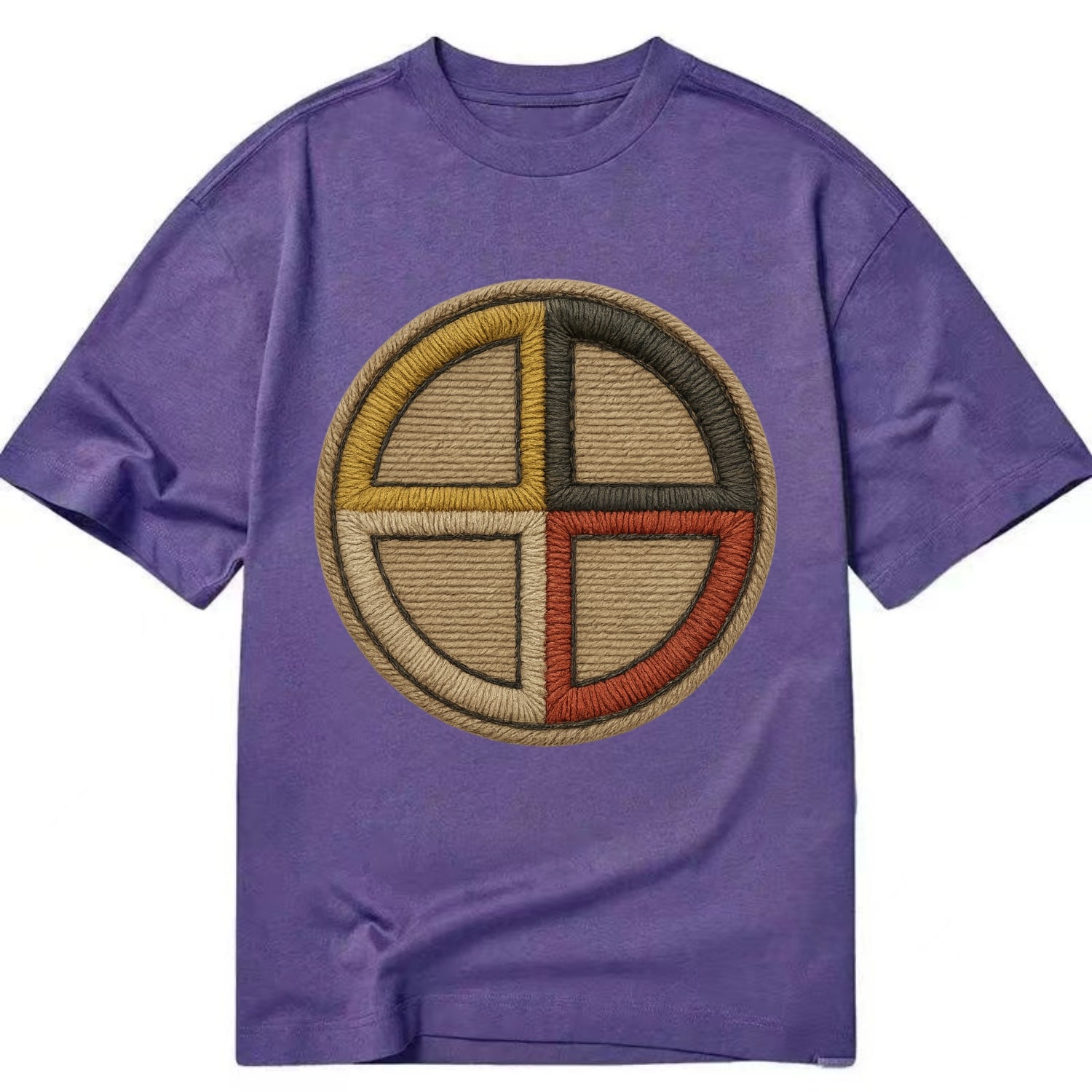 Medicine Wheel  - Classic T-shirt - Purple