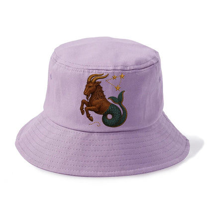 Capricorn Goat  - Bucket Hat - Purple