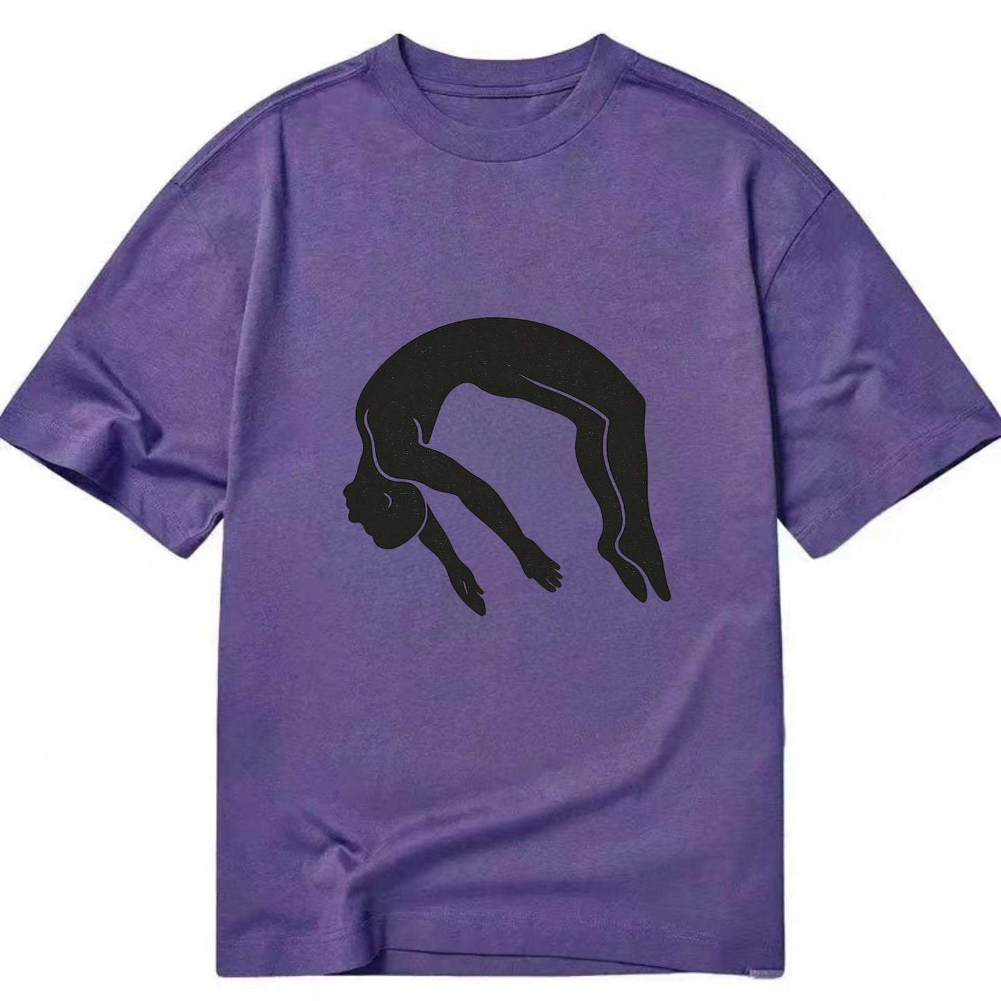 Gymnast doing a backflip - Classic T-shirt - Purple