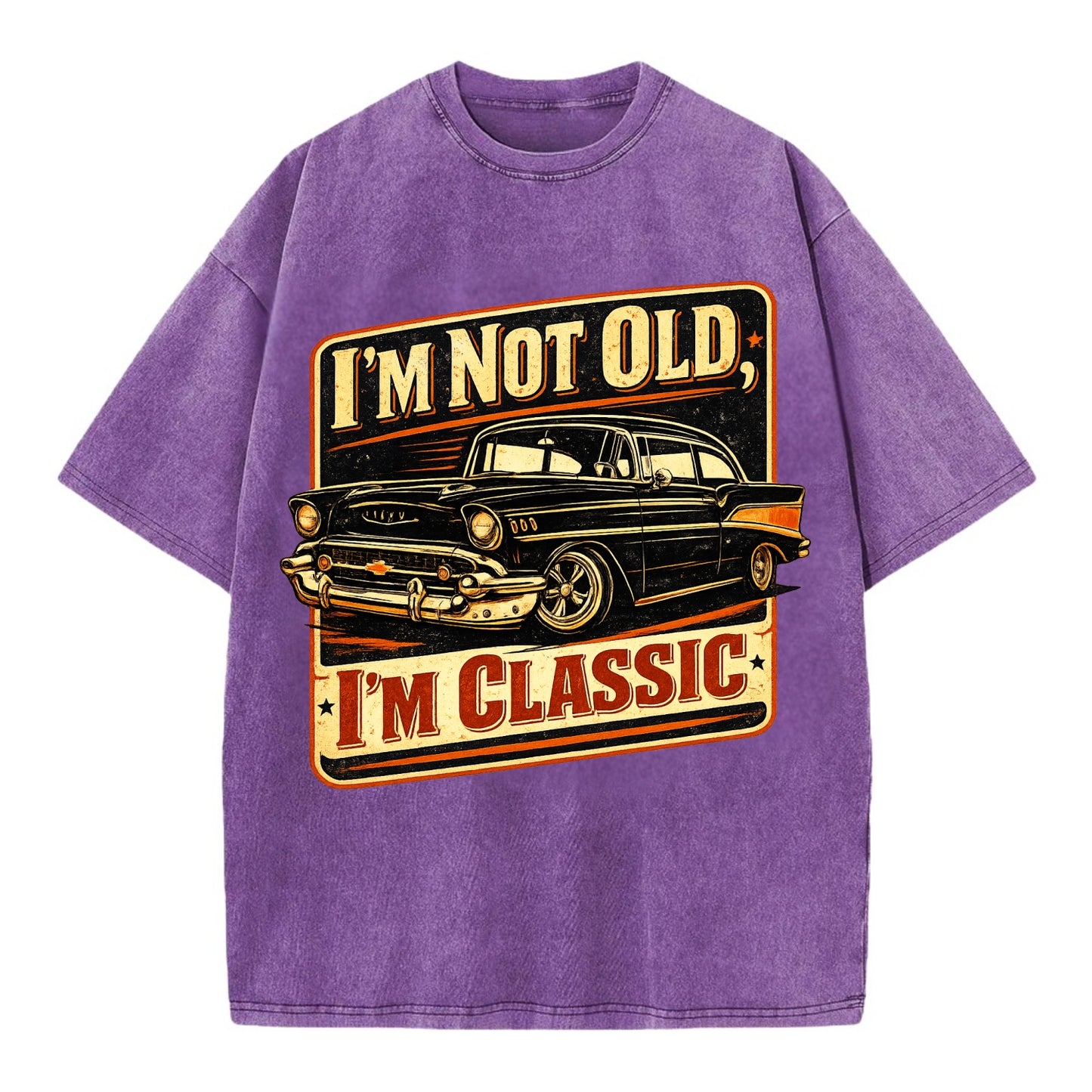I'm Not Old I'm Classic - Vintage T-shirt - Purple