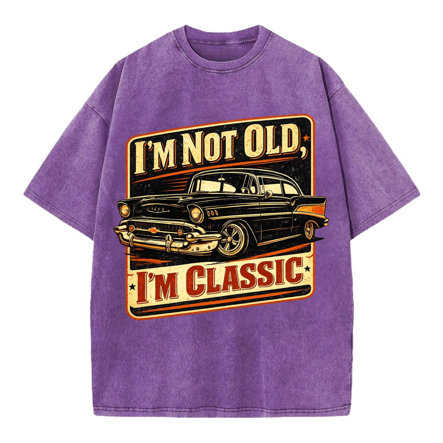I'm Not Old I'm Classic - Vintage T-shirt - Purple