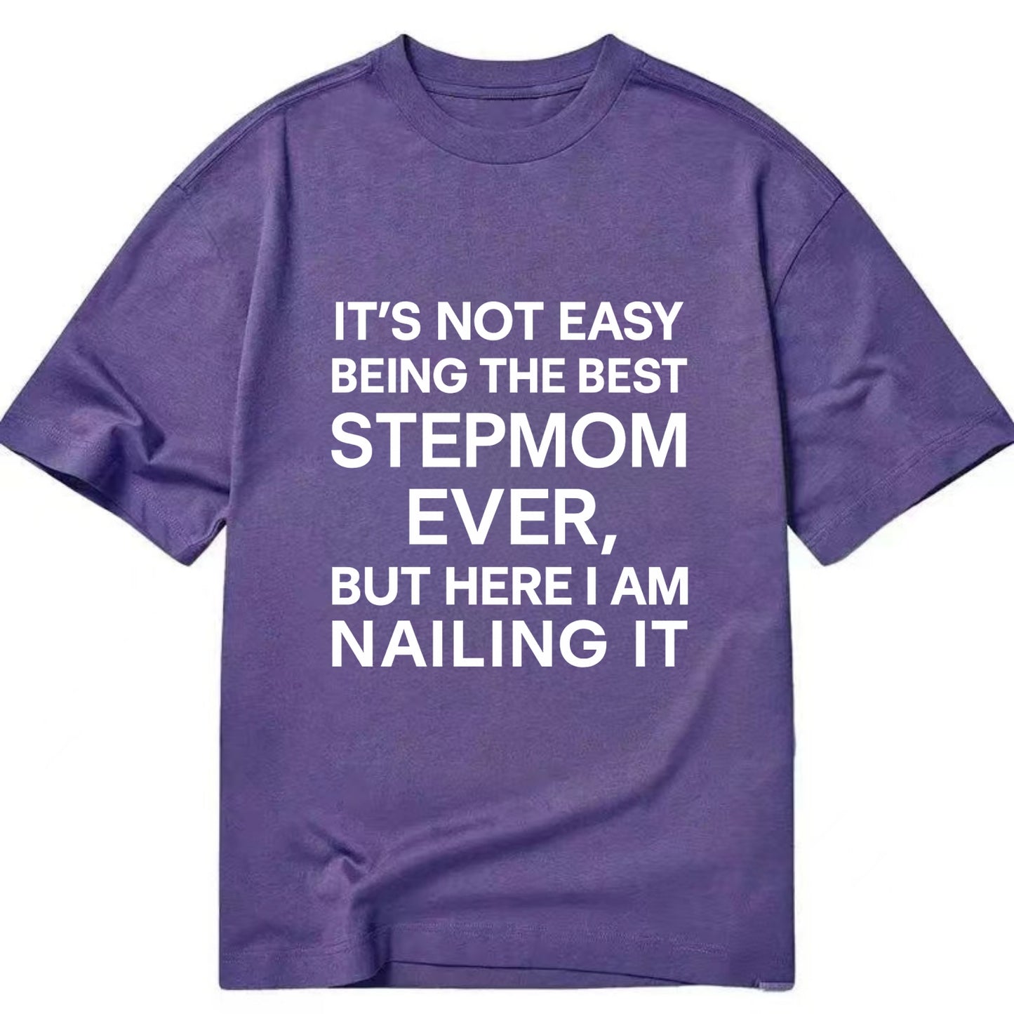 It's not easy being the best UNCLE ever, but here I am nailing it - Classic T-shirt - Purple