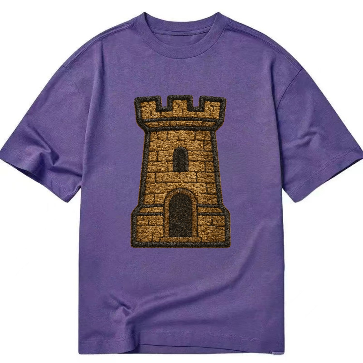 Castle Tower  - Classic T-shirt - Purple