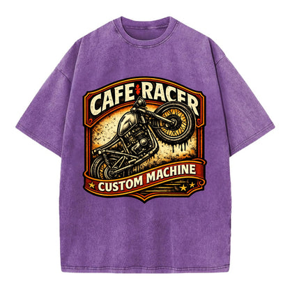 Cafe Racer - Vintage T-shirt - Purple