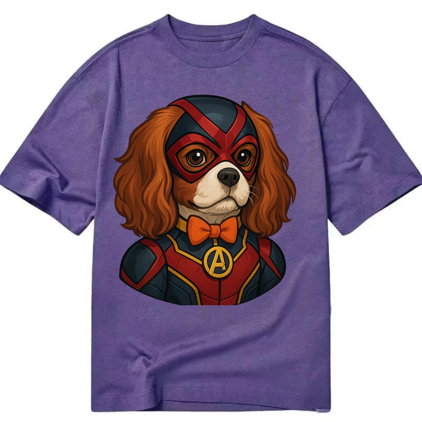 Cavalier King Charles Friendly Hero  - C Classic T-shirt - Purple