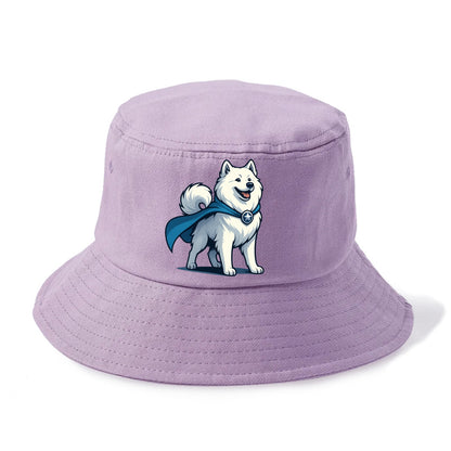Samoyed Winter Hero  - Bucket Hat - Purple