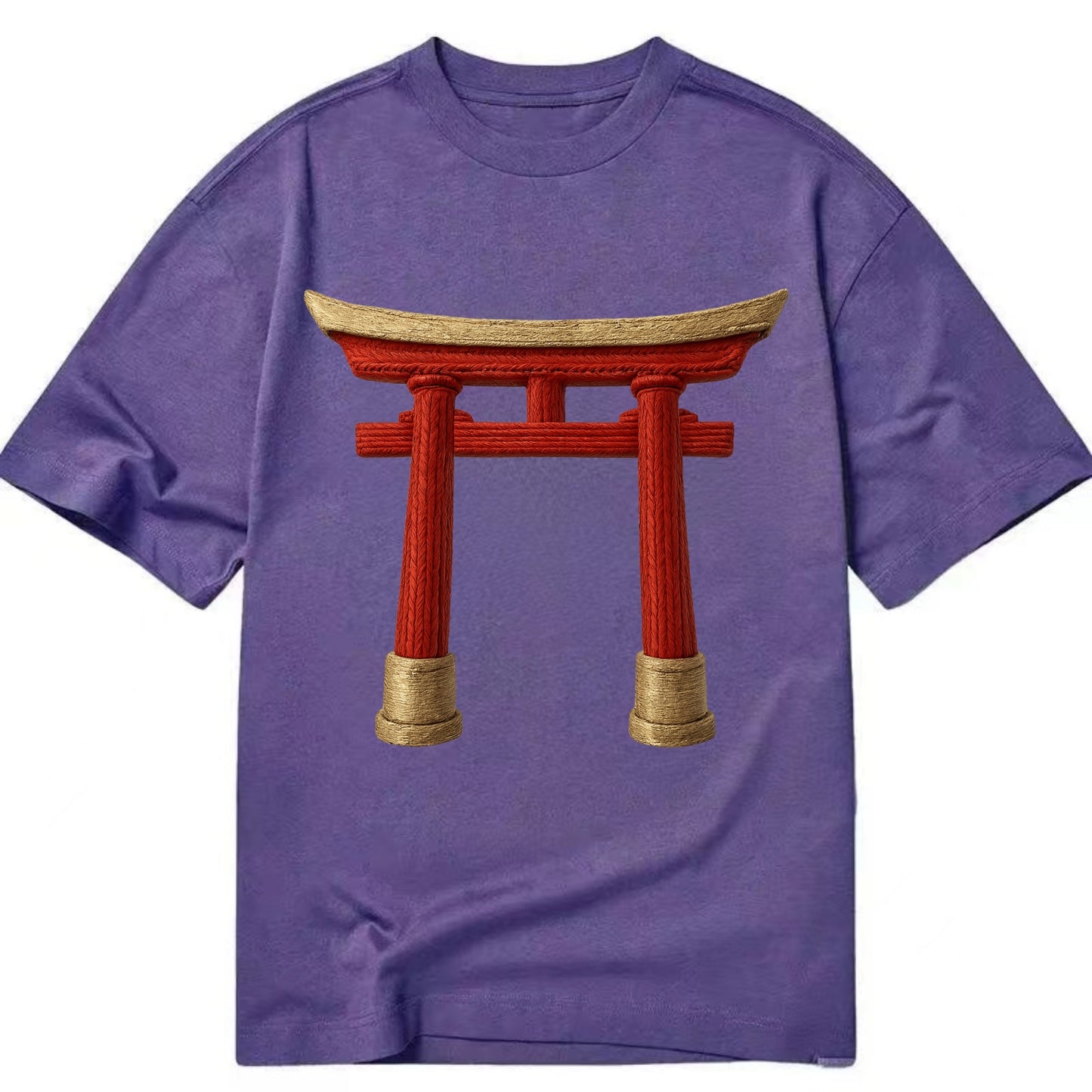 Japanese Torii Gate  - Classic T-shirt - Purple
