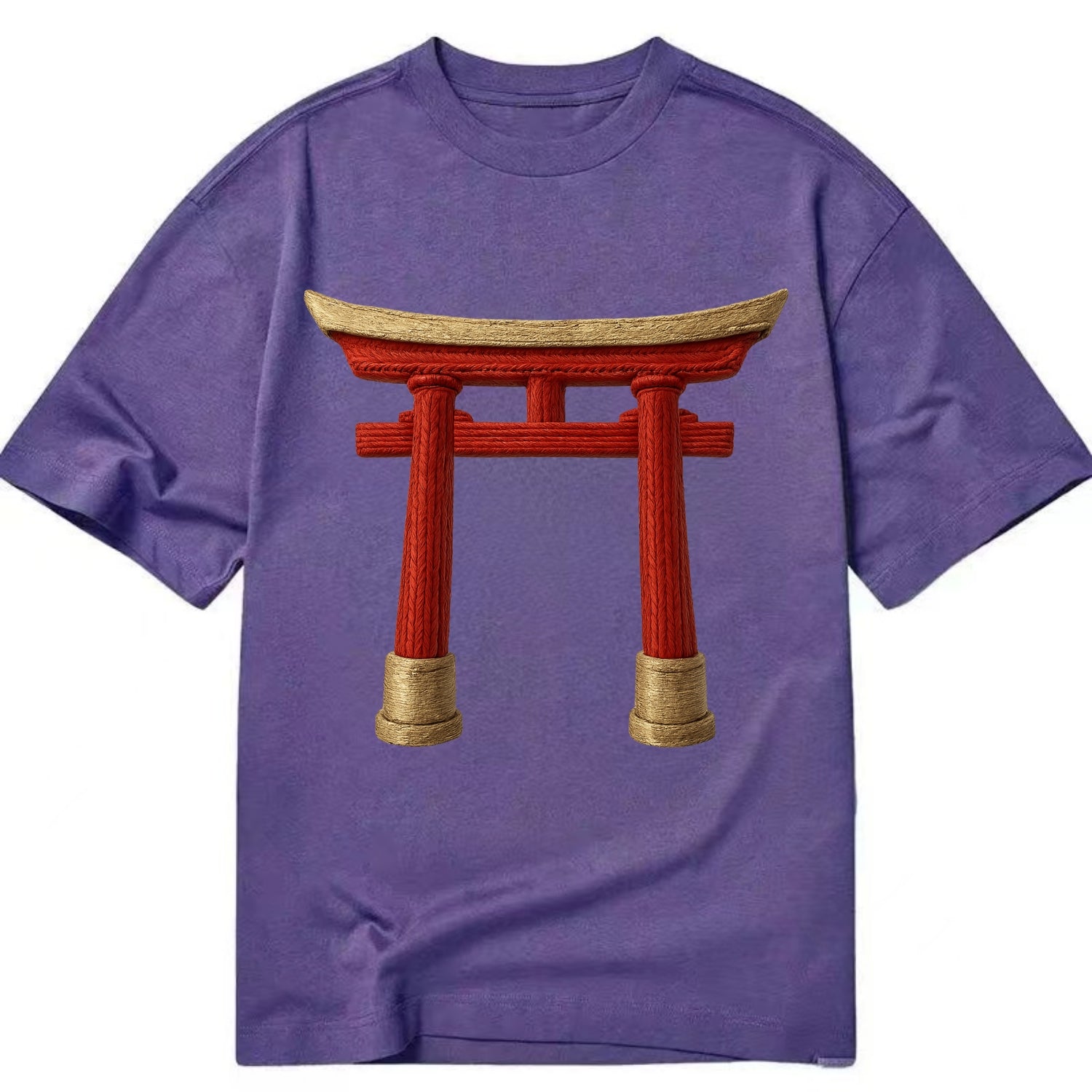 Japanese Torii Gate  - Classic T-shirt - Purple