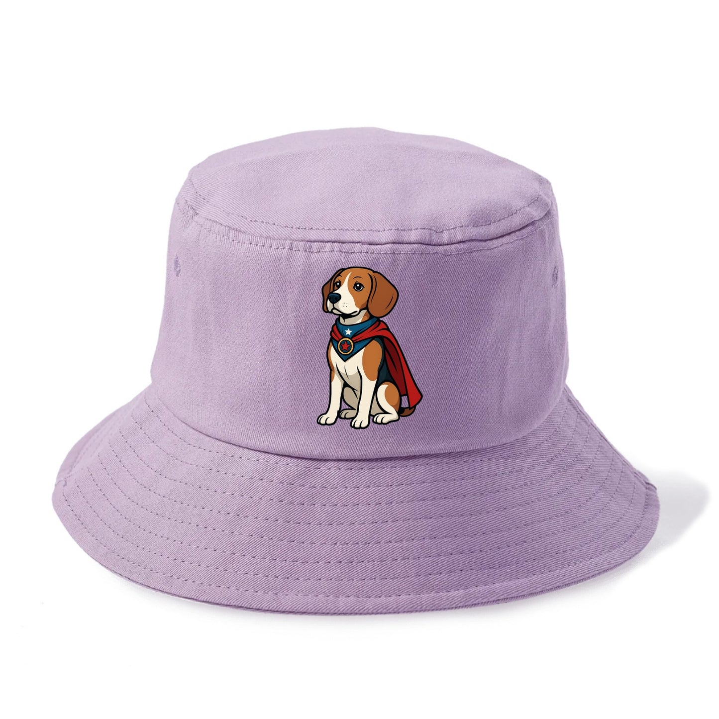 Beagle Patriotic Hero  - Bucket Hat - Purple