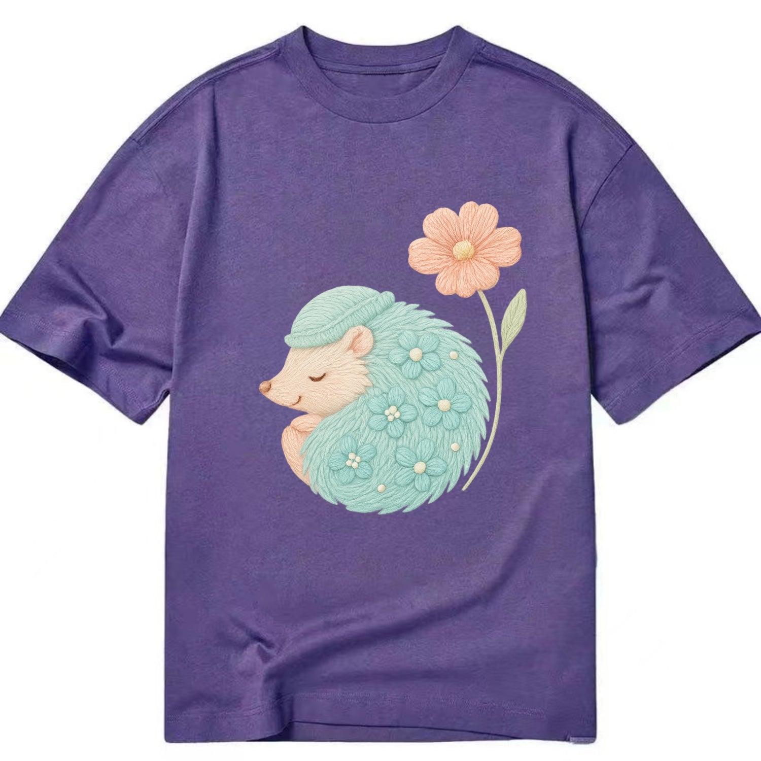 Aqua Hedgehog - Classic T-shirt - Purple