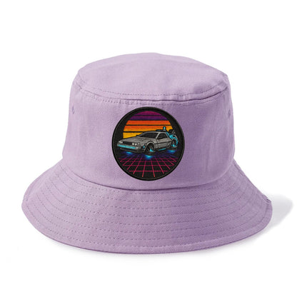 Retro Future - Bucket Hat - Purple