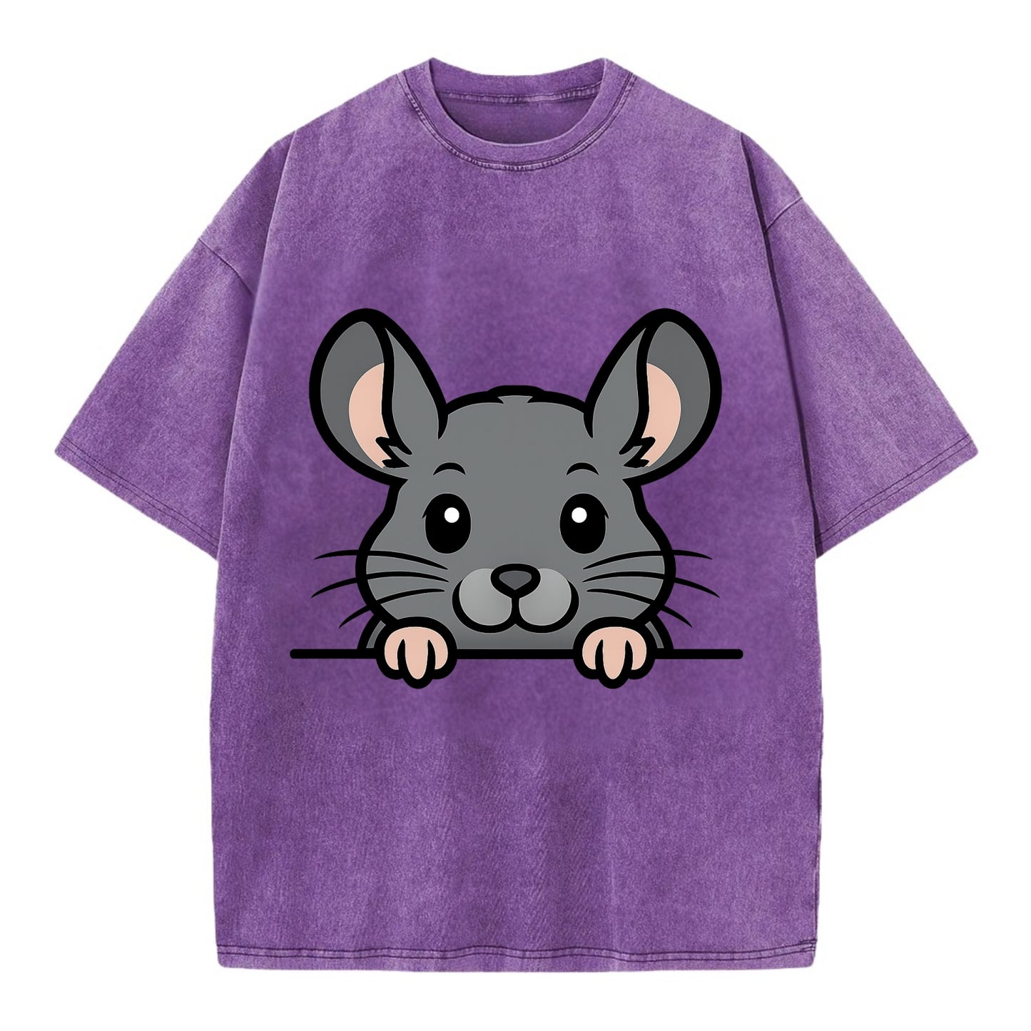Chinchilla  - Vintage T-shirt - Purple