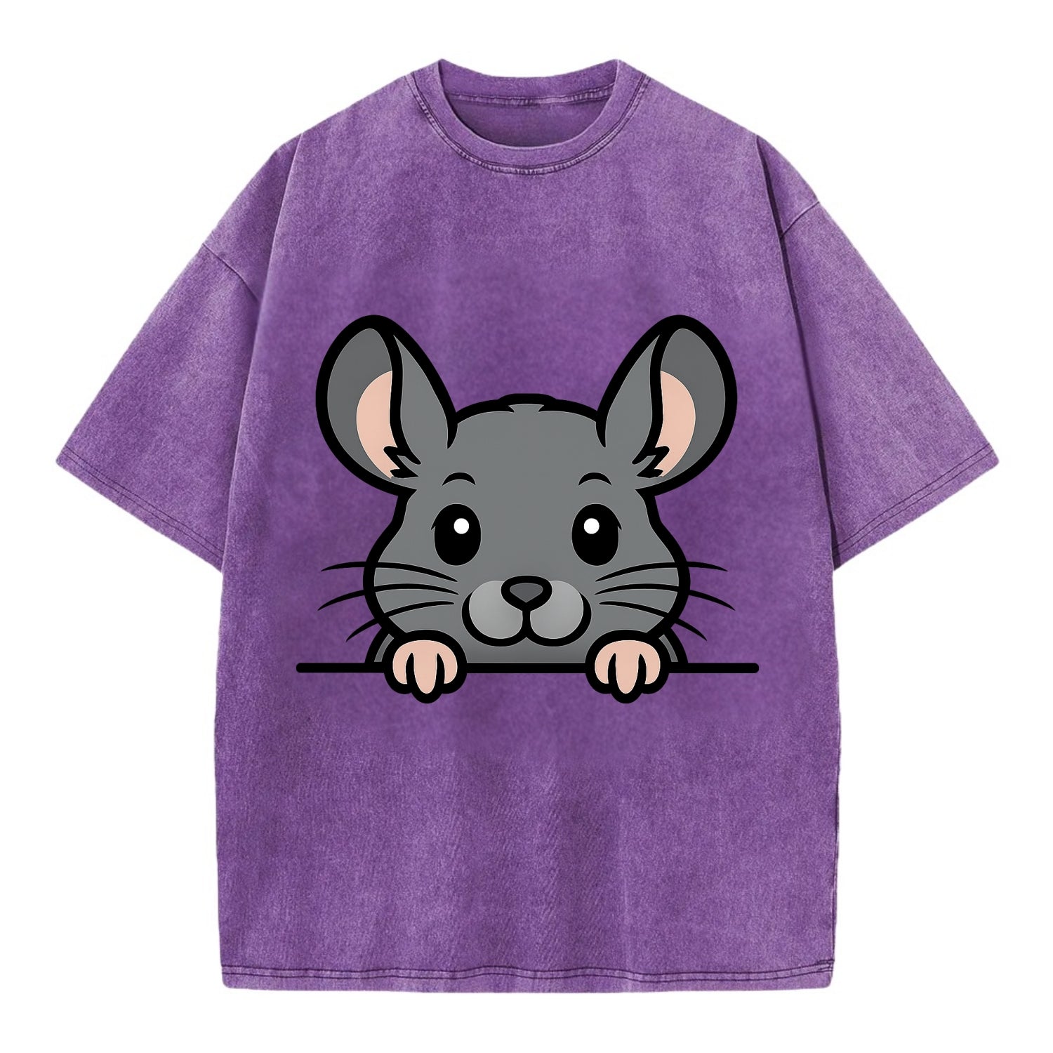 Chinchilla  - Vintage T-shirt - Purple