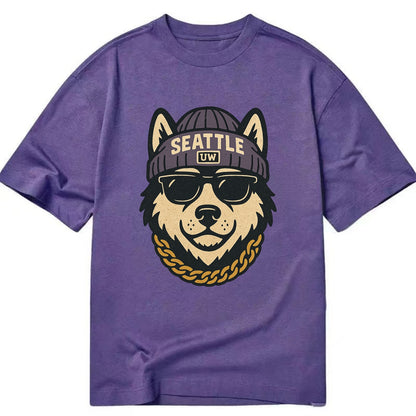 Seattle Husky - Classic T-shirt - Purple