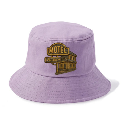 Motel Sign  - Bucket Hat - Purple