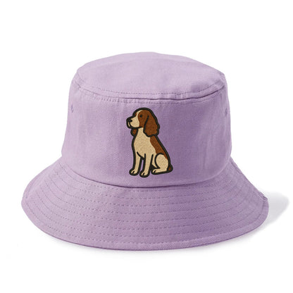 English Springer Spaniel - Modern spanie - Bucket Hat - Purple